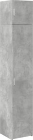 vidaXL Dulap depozitare slim gri beton 40x42,5x225 cm lemn prelucrat