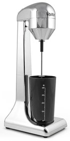 Mixer frappe Oliver Voltz OV51163D, 100W, 2 viteze, Metal, Crom/Negru