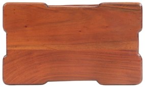 Raft pentru reviste, 50x30x53 cm, lemn masiv de acacia