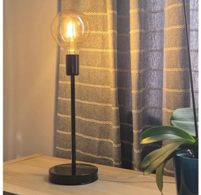 Lampă de masă ASTRID 1xE27/60W/230V negru lucios