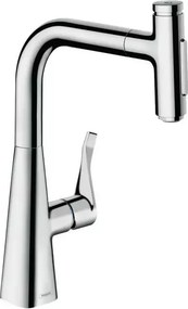 Baterie bucatarie cu dus extractibil Hansgrohe Metris Select M71 240 cu 2 jeturi fara sBox