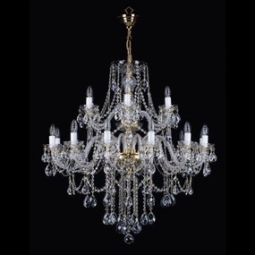 Candelabru 18 brate Cristal Bohemia Exclusive BIBIANA XVIII.