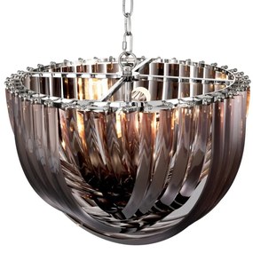 Candelabru design LUX Murano 50cm, fumuriu 111902 HZ