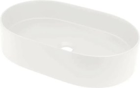 Lavoar pe blat alb Deante Silia 55 cm