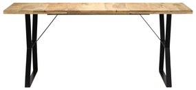 Masa de bucatarie, 180 x 90 x 76 cm, lemn masiv de mango 1, Maro, 180 x 90 x 76 cm