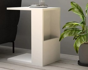 Masuta laterala  Sorina Homs, alb, 50 x 40 x 30 cm, pal 18 mm
