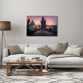 Tablou - Pe podul lui Carol,Praga (90x60 cm)