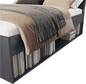Pat lemn masiv Lunaris 140/160/180×200 cm - 180x200