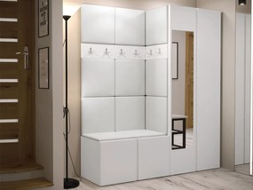 Mobilier hol Tovenaz XII (Alb) (cu oglindă). 1104803