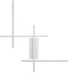 Aplica de perete LED design modern APECHO alb