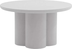 Măsuță de cafea rotundă Cylindus 80 cm - gri deschis