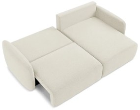 Colțar crem extensibil/cu spațiu de depozitare (cu colț pe partea dreaptă) Kalena – Makamii