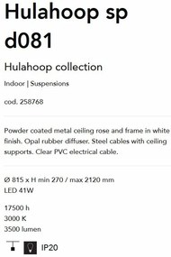 Lustra LED suspendata design circular HULAHOOP SP D081