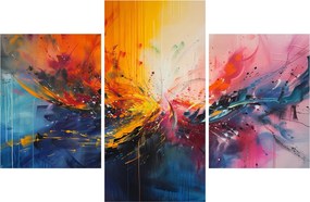 Tablou - Abstracție de culoare (90x60 cm)