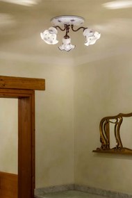 Plafoniera clasica realizata manual din ceramica CHIETI