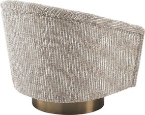 Fotoliu rotativ design lux Catene, bej 115299 HZ