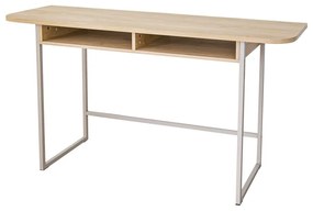 Masă consolă în culoare naturală cu aspect de lemn de stejar 40x140 cm Darlington – Actona