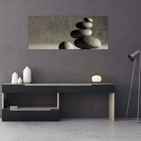 Tablou - Pietre gri (120x50 cm)