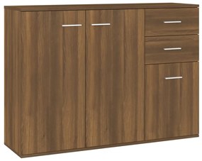 815398 vidaXL Servantă, stejar maro, 105x30x75 cm, lemn compozit