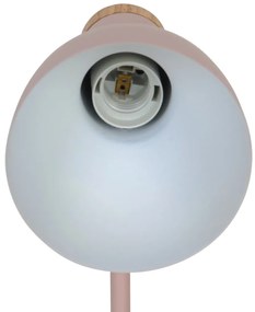 Lampa de birou camera copii cu suport telefon si pixuri, Devone roz