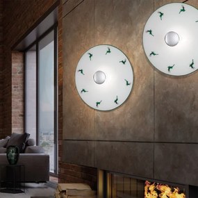 Aplică NONNA 1xE27/100W/230V căprioară verde Kolarz A1353.61.XL.5.G.100