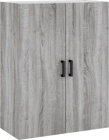 vidaXL Dulap montat pe perete, gri sonoma, 69,5x34x90 cm
