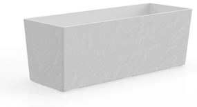 Jardinieră Gardenico Florence Stone alb, 50 cm, 50 cm