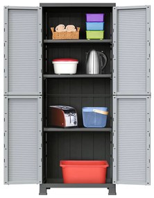 vidaXL Dulap, 68x39x171,5 cm, plastic