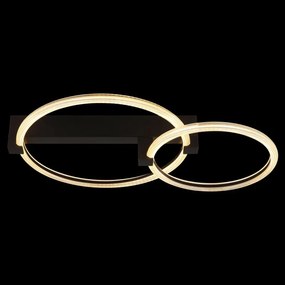 Plafoniera LED metal negru FLETCHER