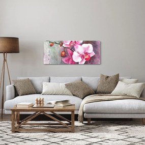 Tablou - Orhidee, acvariu (120x50 cm)
