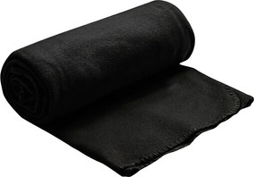 Patura din fleece FLEORA, neagra Dimensiune: 180 x 200 cm
