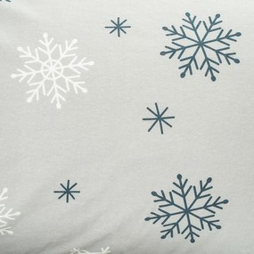 Lenjerie de pat din flanel 4Home Snow Romanță, 220x 200 cm, 2 buc. 70 x 90 cm, 220 x 200 cm, 2 buc. 70 x 90 cm