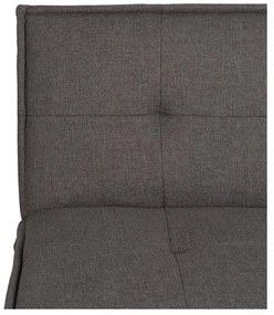 Canapea gri extensibilă cu tapițerie din chenille 181 cm – Ixia