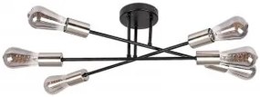 Plafoniera vintage 6 becuri E27 Branwen 71026 Rabalux