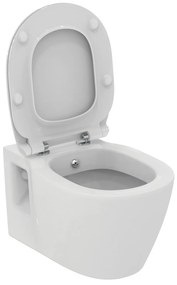 Vas wc suspendat Ideal Standard Connect cu functie bideu alb lucios cu capac inclus