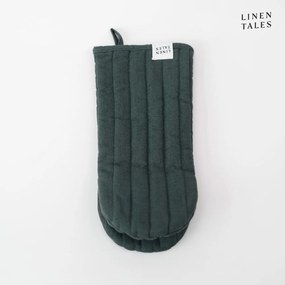 Mănușă de bucătărie din in Forest Green – Linen Tales