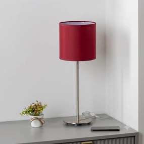 Brilagi - Lampă LED de birou NUBILA 1xE27/60W/230V roșu pompeian