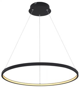 Lustra LED suspendata design modern circular RALPH 29W negru