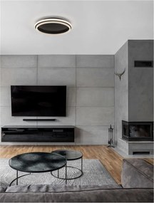 Lustra/Plafoniera LED design modern WILLOW Black 45cm