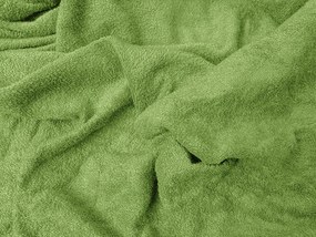 Cearsaf Frotir cu elastic EXCLUSIVE 160 x 200 cm verde