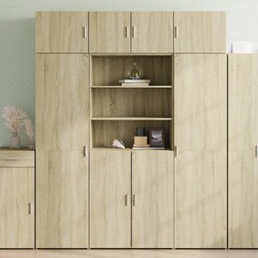 vidaXL Dulap înalt, stejar sonoma, 80x42,5x185 cm, lemn prelucrat