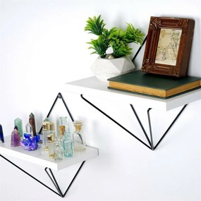Set de rafturi Black and White, 2 buc.