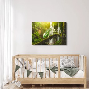 Tablou cu șopârlă (90x60 cm)