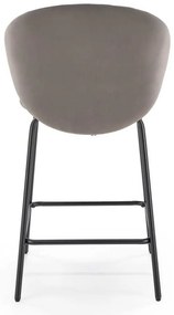 Scaun de bar Ava, gri