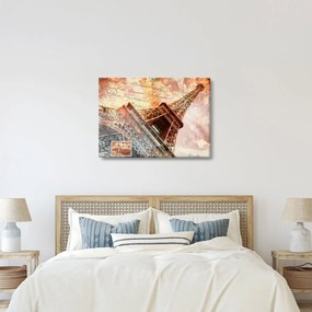 Tablou - Turnul Eiffel în stil vintage (70x50 cm)