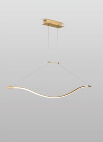 Lustra LED suspendata design modern Donna aurie
