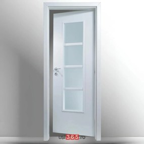 Usa HDF cu toc reglabil din MDF PAL - Colectia LUIS 4.4 360-500 mm, Stejar, Folie Decor