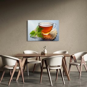 Tablou cu ceașca cu ceai (90x60 cm)