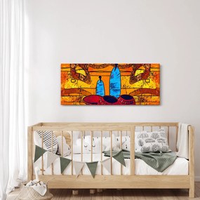 Tablou - Pictură străveche (120x50 cm)