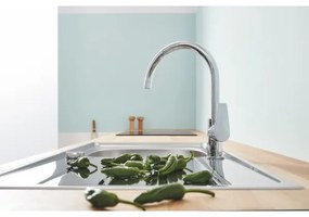 GROHE BAUEDGE 31367001 - baterie pentru chiuvetă 332 mm crom lucios